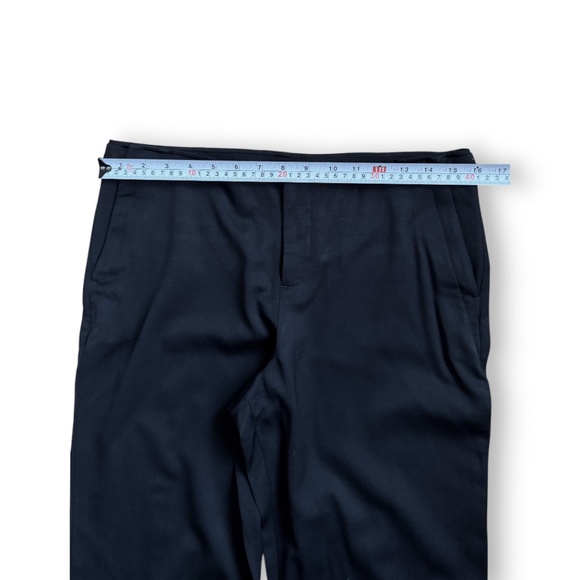 HELMUT LANG Black tailored ankle pants zip hem detail size 6 - Picture 8 of 8